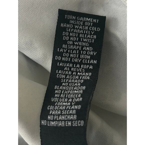 Fifth & Park Career Dress Sz 12 Black & White Velvet Flowers V-neck Sleeveless - Picture 10 of 11